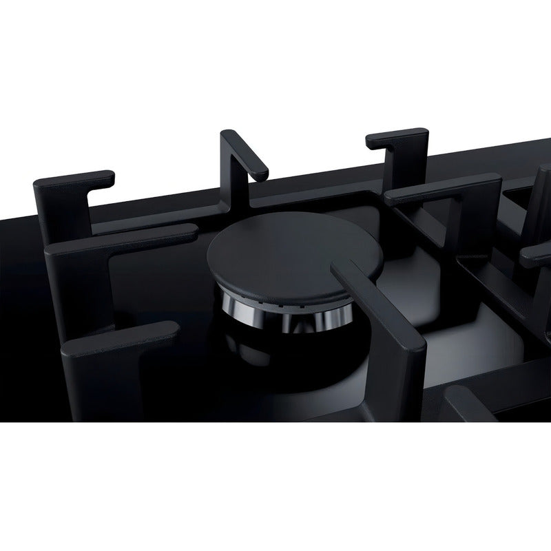 Anafe A Gas Bosch Vidrio 75cm Color Negro Negro