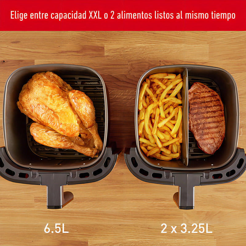 Freidora De Aire Digital Moulinex Easy Fry & Grill Xxl 6,5lts, Inox, 1850w
