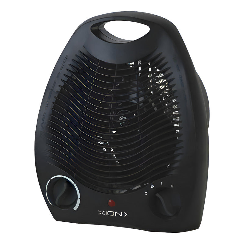 Caloventilador Xion Ajuste Potencia Termostato 1000/2000 W - Negro