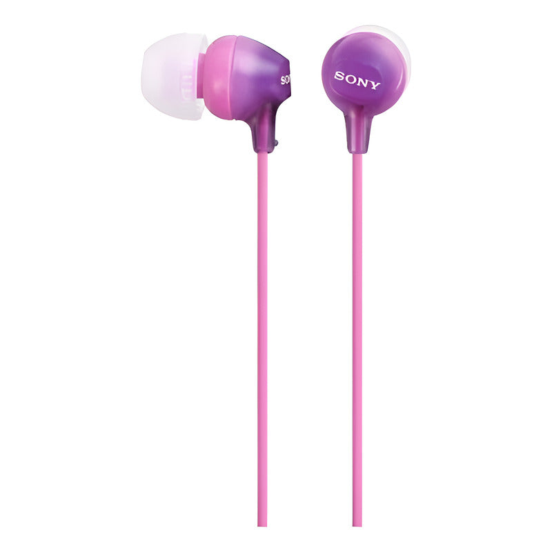 Auriculares Sony Colores Mdr-ex15lp In-ear Color Violeta - Púrpura