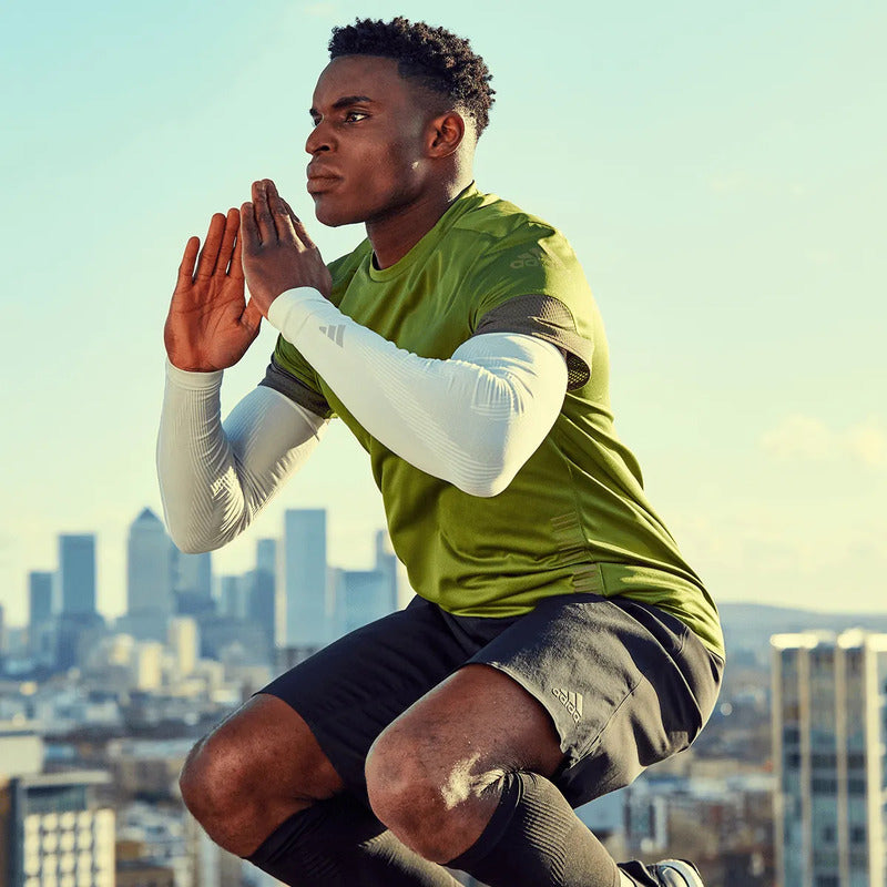 Manga De Compresión adidas L/xl Blanco