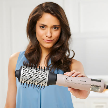Cepillo De Aire Para Cabello Remington As15a Wet2style Color Rosa