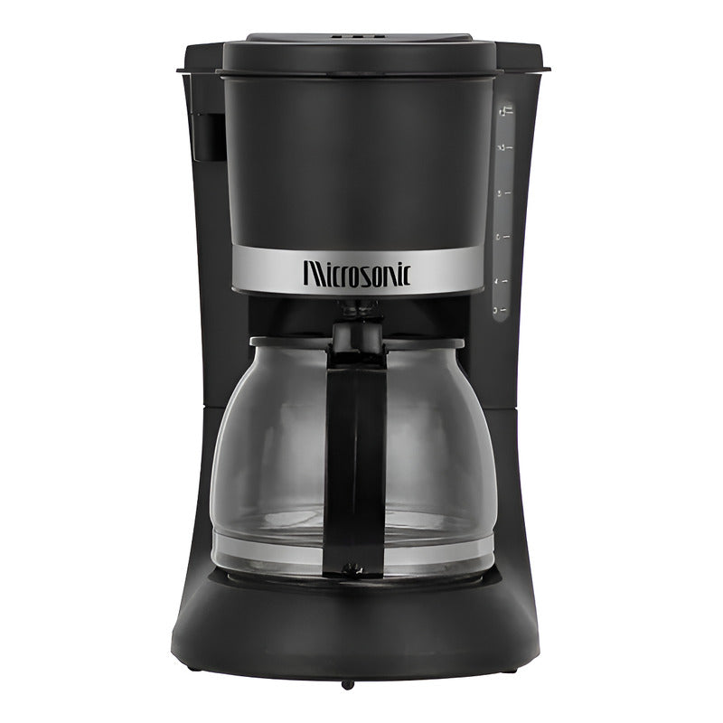 Cafetera Microsonic 12 Tazas 900 Watts Color Negro - Negro