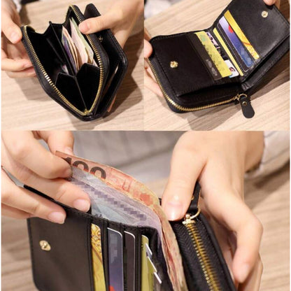 Billetera Dama Chica Billeteras De Dama Monederos Para Mujer Negro