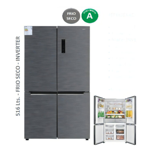Heladera Side By Side 516 Litros Siam Color Acero Inoxidable