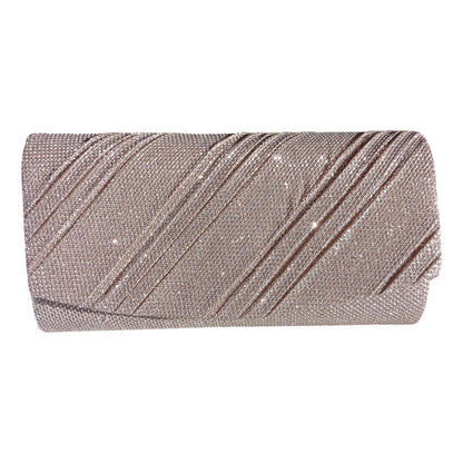 Sobre De Fiesta Con Cadenita Cartera Dama Carteritas De Gala Champán2