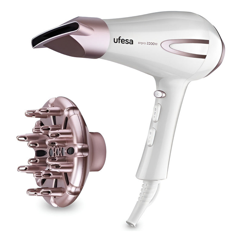 Secador De Pelo Ufesa Sc8400airpro Professional 2200w Blanco