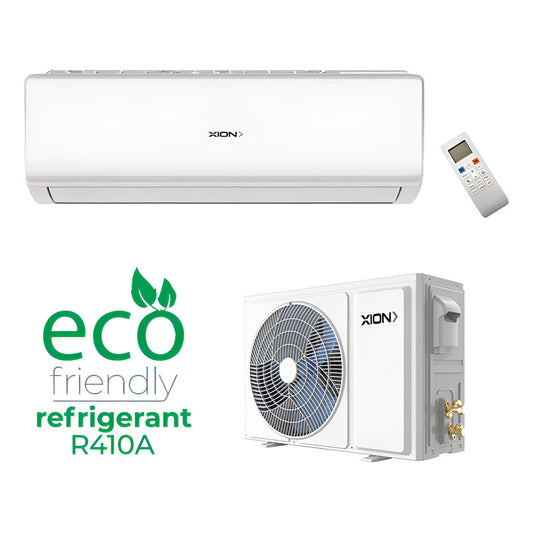 Aire Acondicionado Split Xion Frio Calor 12000 Btu Eficien A Color Blanco