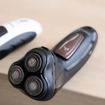 Afeitadora Xion Recargable Uso Humedo Seco Corta Patilla - Negro