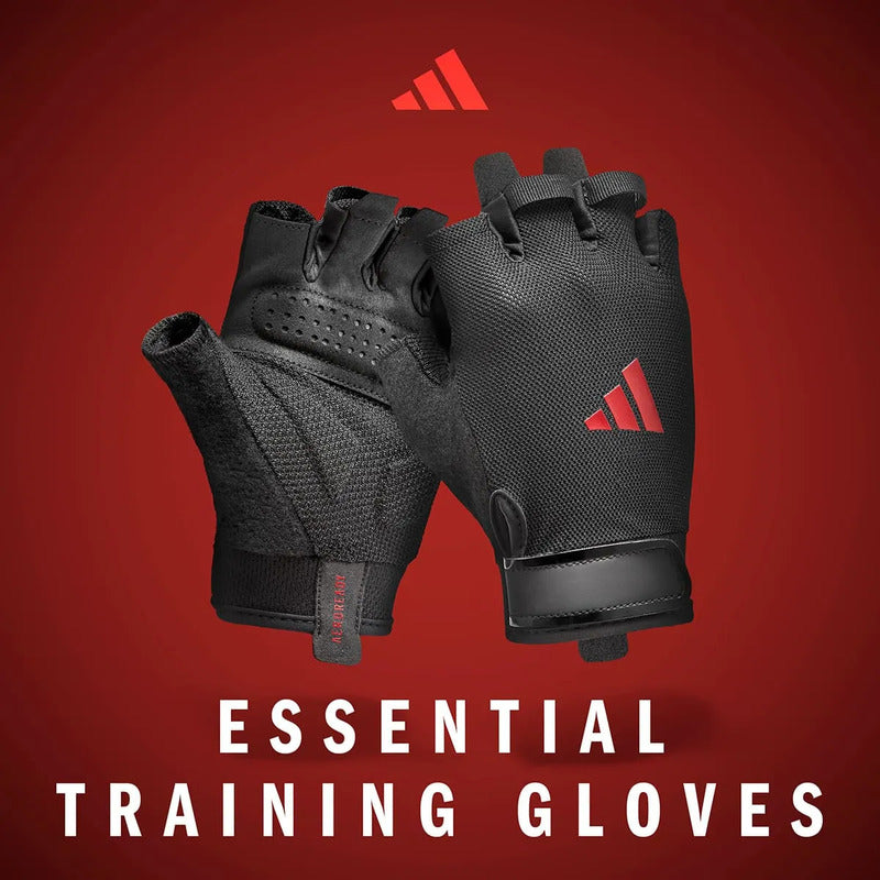Guantes De Entreno, Pesas O Gym Essential Colores adidas Rojo Liso M