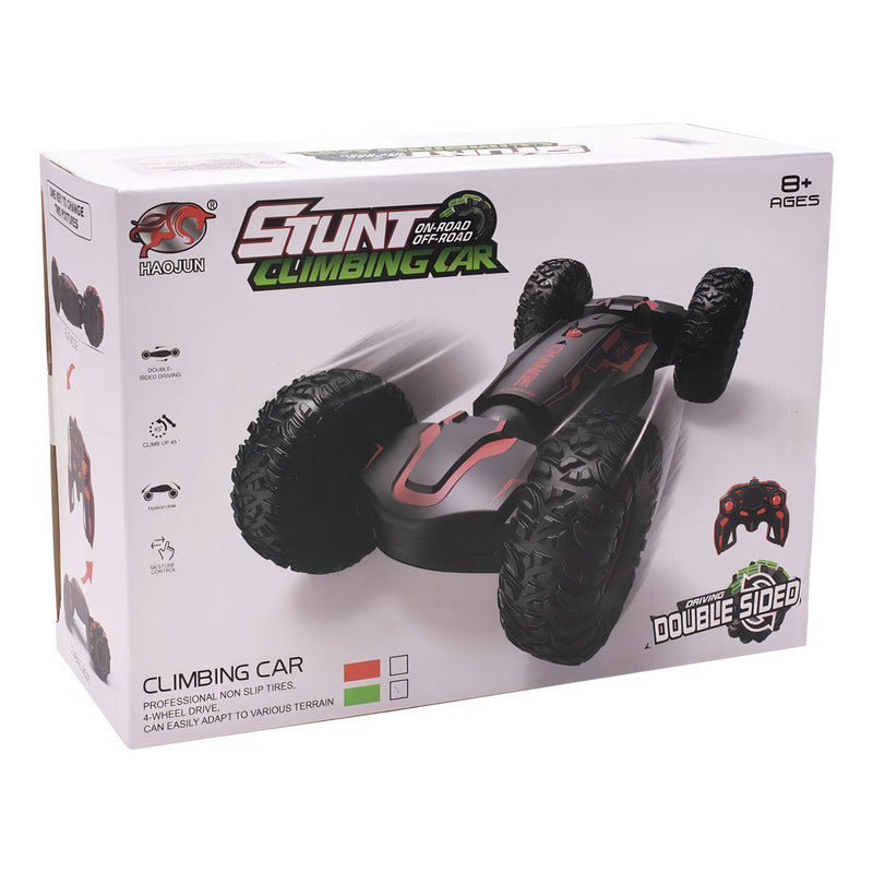 Auto C/control Remoto Stunt Climbing Rojo Personaje No