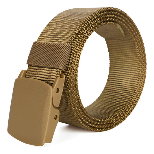 Cinto Tactico Trinquete Colores Militar Policial Color Caqui Talle Regulable