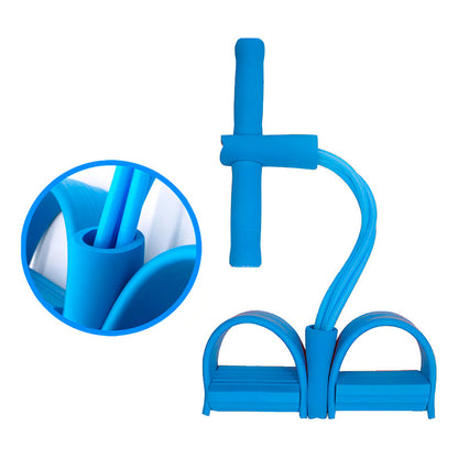 Banda Elástica Con Tensor Con Apoya Pies Colores Supergym