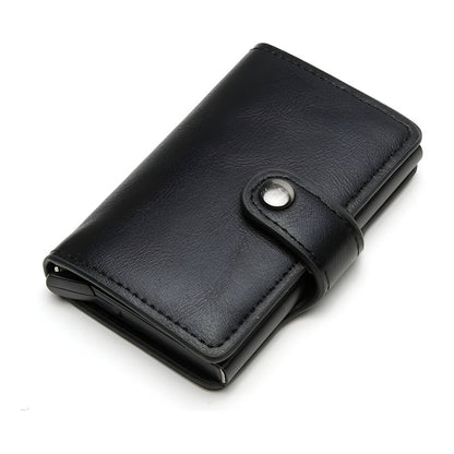 Billetera Con Tarjetero Automático, Ejecutiva Antirrobo Cartera Rfid Plegable De Cuero Alta Calidad Everest