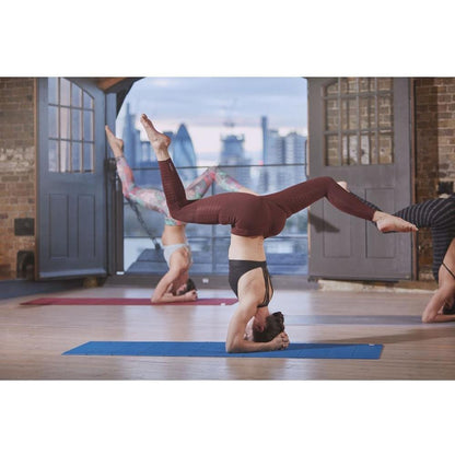 Colchoneta Mat Yoga Ejercicio Reebok Fitness 6 Mm Pilates Color Azul