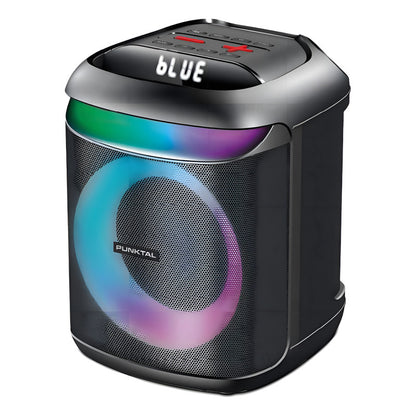 Parlante Punktal 8 Pk-68 Bat 6000w Pmpo Bluetooth Radio Fm Negro