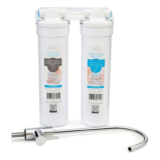 Dvigi Purificador De Agua Bajo Mesada Con Ultra Filtración Color Blanco