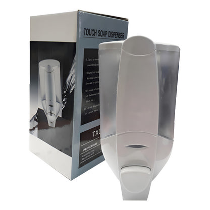 Dispensador Jabon Líquido 300ml / Alcohol En Gel Supergym Color Blanco
