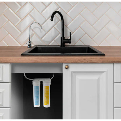 Purificador De Agua Bajo Mesada Dvigi Carbón Y Sedimentos - Blanco