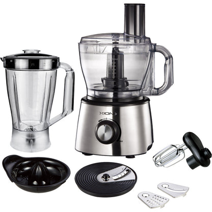 Multiprocesadora Premium Xion 1200 W Procesadora 8 Funciones - Plateado