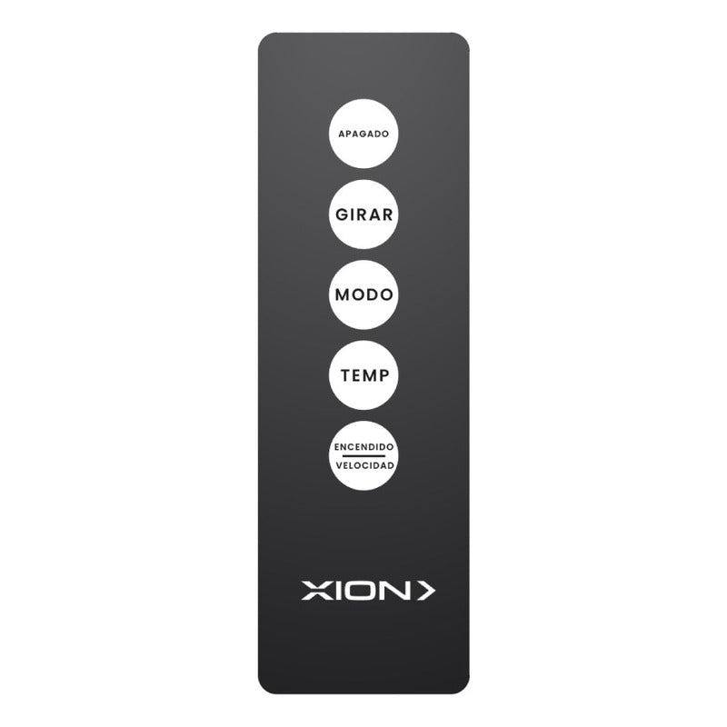 Ventilador De Pie Xion Xi-v155 6 Aspas 3 Velocidades 40 Cm - 40 Cm - 50 Hz/60 Hz - Negro - Plateado - Plástico - 6
