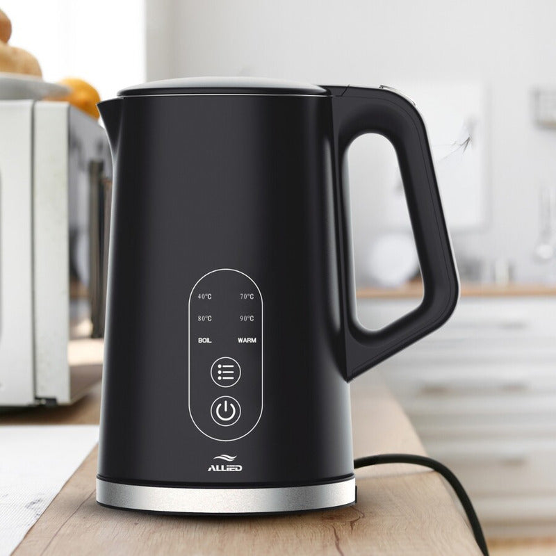 Jarra Eléctrica Allied Display Digital 1,7 Litros 2200 W Negro