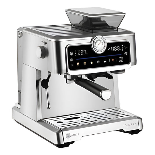 Cafetera Expresso Y Capuccino Barista Xion Xi-cm90 Molinillo Gris