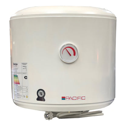 Calefon Termotanque 30 Litros Pacific Tanque De Acero Blanco