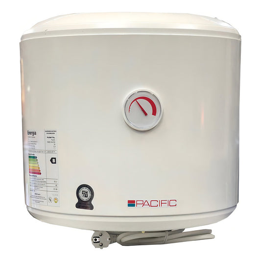 Calefon Termotanque 30 Litros Pacific Tanque De Acero Blanco