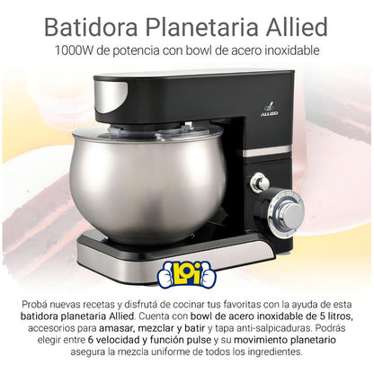 Batidora De Pie Allied Al-bp22 Roja 50 Hz 220 v