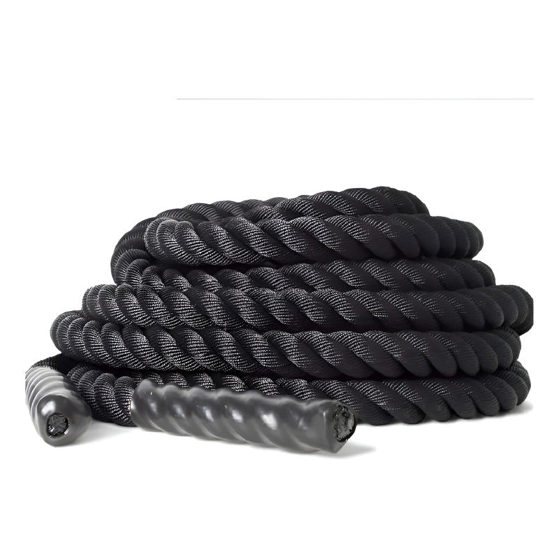 Cuerda Crossfit 25mm De 9mts Color Negro