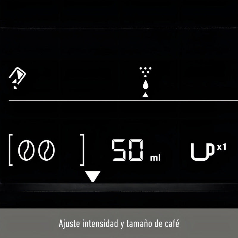 Cafetera Expreso Super Automática Krups + Accesorio Leche Color Rojo