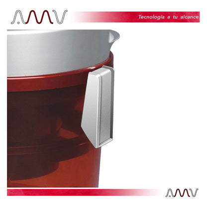 Aspiradora Punktal Profesional Doble Filtro 1600w Color Rojo/gris