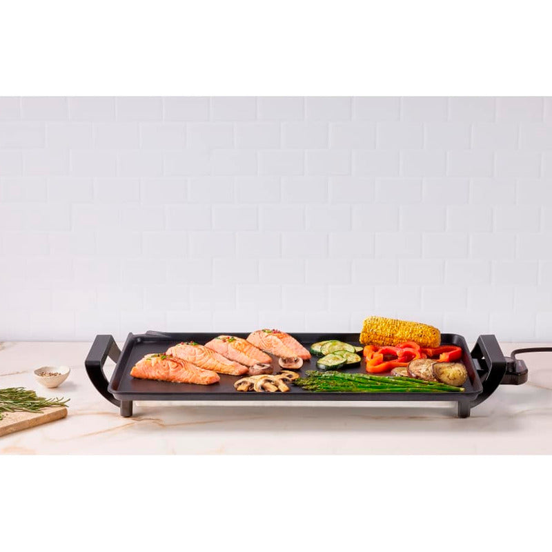 Plancha De Asar Ufesa Indiana 2500xl 2500w Antiadherente Negro