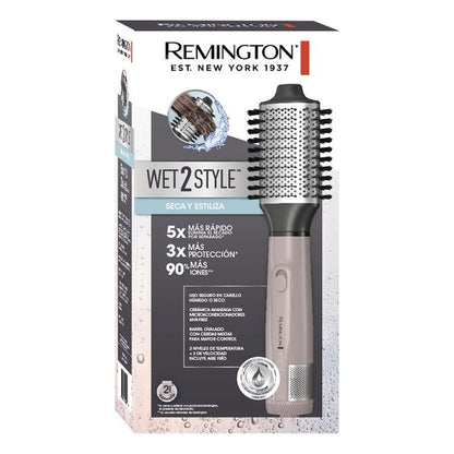 Cepillo De Aire Para Cabello Remington As15a Wet2style Rosa