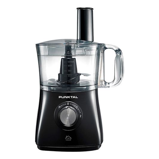 Multiprocesadora Punktal 8 En 1 Con Vaso Licuador De 1.8l Color Negro