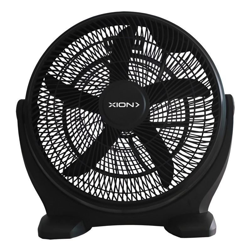 Ventilador Turbo Circulador Xion 3 Velocidades 5 Aspas 50 Cm Negro Negro Plástico