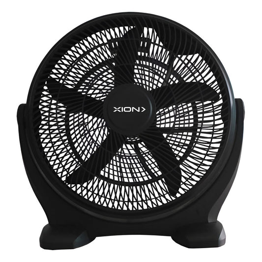 Ventilador Turbo Circulador Xion 3 Velocidades 5 Aspas 50 Cm Negro Negro Plástico
