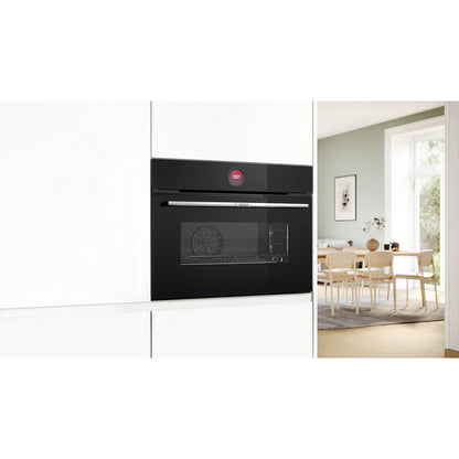 Horno De Empotrar Bosch Compacto Cbg7341b1 Color Negro Negro