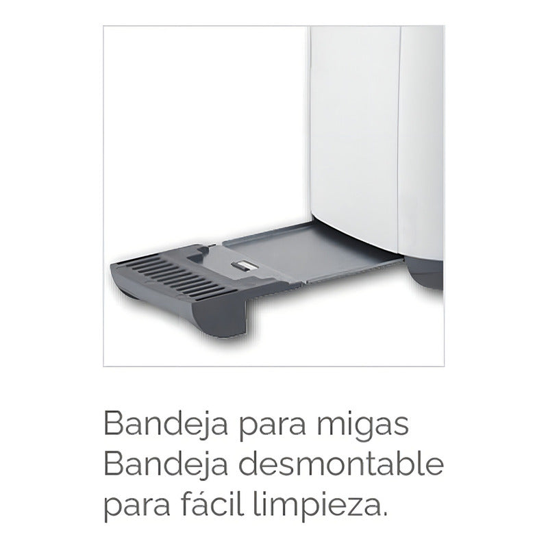 Tostadora Punktal 4 Panes 1400 W 7 Niveles De Tostado - Blanco