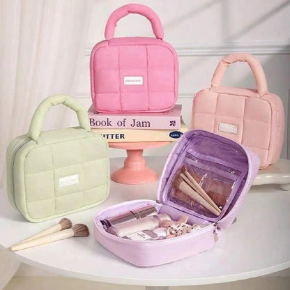 Neceser Been Love Capitoneado 4 Compartimentos Mujer Verde