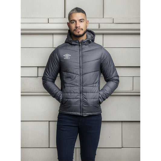 Campera Umbro Parka Camperon Hombre Adulto Gris L