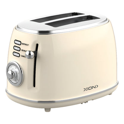 Tostadora De Pan Electrica Retro Xion 2 Panes Xi-to1972 Plateado