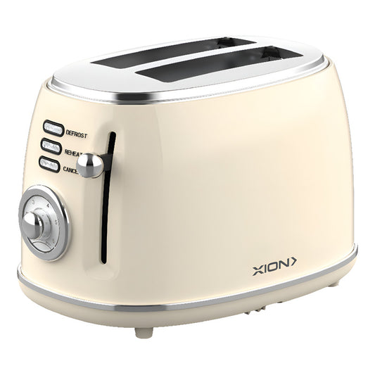 Tostadora De Pan Electrica Retro Xion 2 Panes Xi-to1972 Plateado