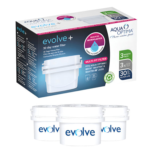 Filtros Para Jarra Aqua Optima Pack X3 Repuestos En Color Blanco