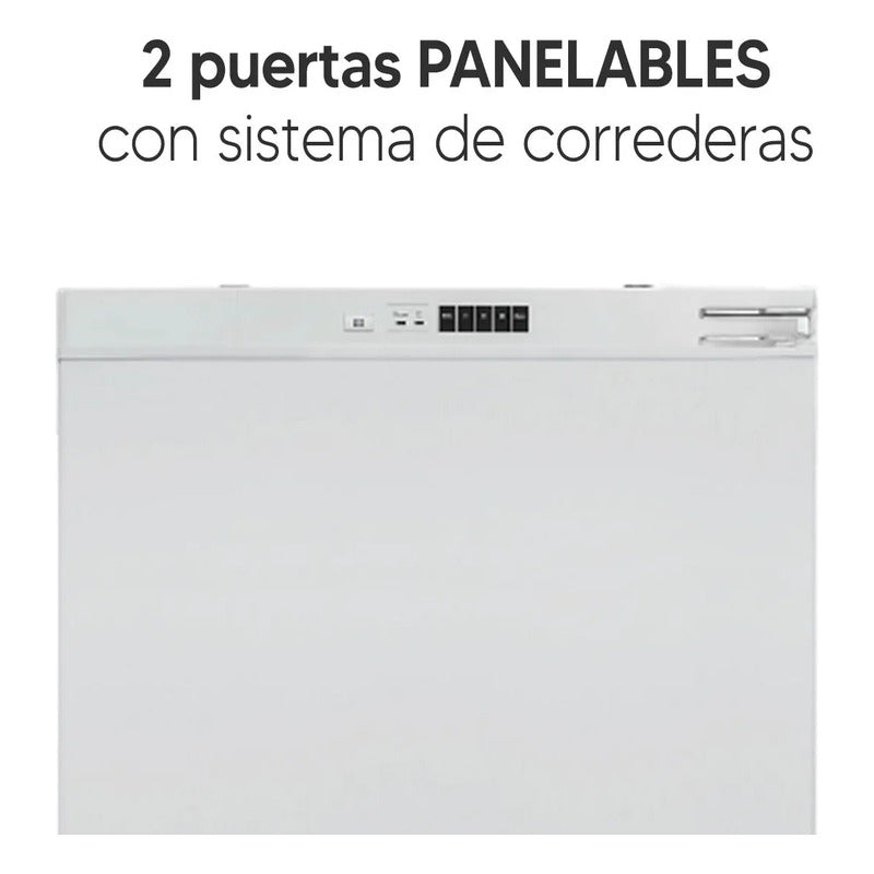 Heladera Futura Fut-rcp243nf Panelable 243l Color Blanc