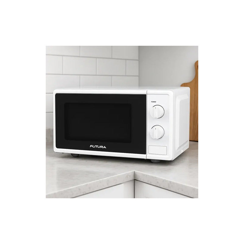 Microondas Futura 20 Litros Manual Fut-mw20mwb Blanco