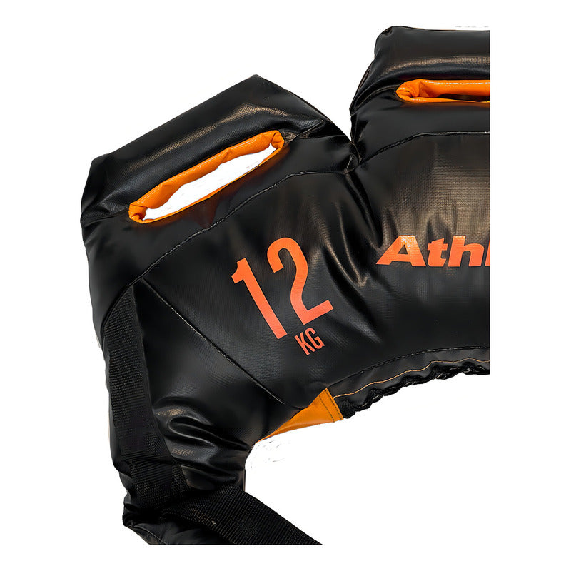 Entrenamiento Funcional Bulgarian Bag Crossfit 12kg Athletic Color Negro