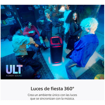 Parlante Bluetooth Portátil Sony Ult Tower 9 Negro 900 Ac - Negro