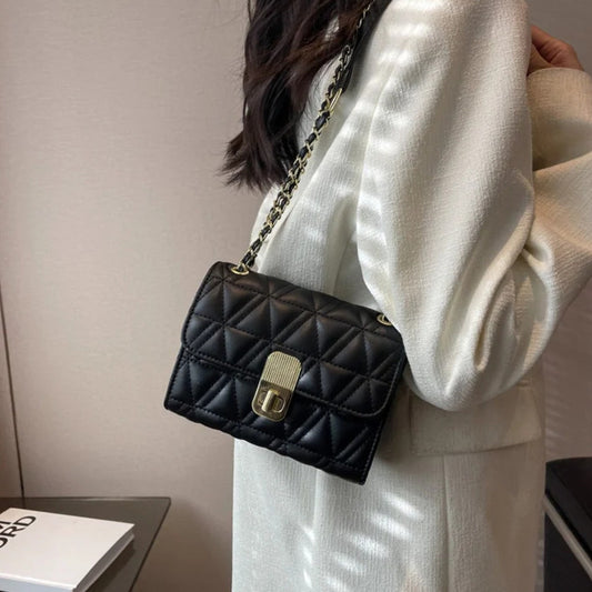 Cartera De Dama Bolsos Para Mujeres Bandoleras Capitoneadas Negro Capitoneada